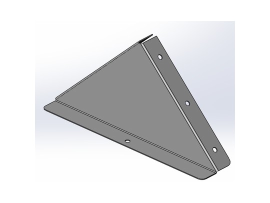 Заглушка к двускатной крышке 300, ц.л. UKH203HDZL Заглушка к двускатной крышке 300, ц.л. ДКС | DKC