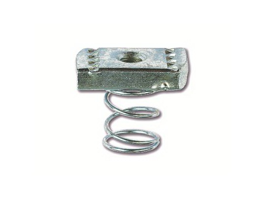 CM161000INOX316L Гайка для подвешивания профиля (с удлиненной пружиной) М10х40, нержавеющая сталь AISI 316L ДКС | DKC