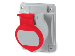 Розетка панельная с наклоном IP44 16А 3P+E 400В. Пружинный зажим. DIS4131666F Розетка панельная с наклоном IP44 16А 3P+E 400В. Пружинный зажим. ДКС | DKC