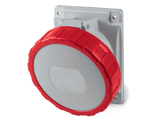 Розетка панельная с наклоном IP67 32A 3P+E+N 400В DIS4183267 Розетка панельная с наклоном IP67 32A 3P+E+N 400В ДКС | DKC