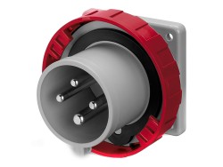 Вилка панельная прямая IP67 32А 3P+E 400В DIS2483296 Вилка панельная прямая IP67 32А 3P+E 400В ДКС | DKC