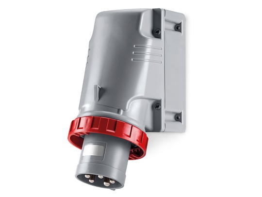 DIS245M6398 Вилка настенная IP67 63А 3P+E+N 400В ДКС | DKC