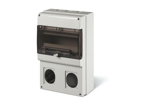 Корпус на 12 модулей и 2 поста с основанием 70х87 мм. Тип M400 DIS6723300 Корпус на 12 модулей и 2 поста с основанием 70х87 мм. Тип M400 ДКС | DKC