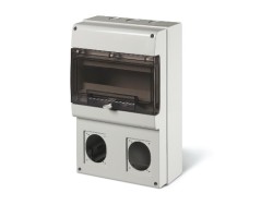 Корпус на 12 модулей и 2 поста с основанием 70х87 мм. Тип M400 DIS6723300 Корпус на 12 модулей и 2 поста с основанием 70х87 мм. Тип M400 ДКС | DKC