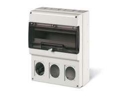 Корпус на 16 модулей и 3 поста с основанием 70х87 мм. Тип M400 DIS6724316 Корпус на 16 модулей и 3 поста с основанием 70х87 мм. Тип M400 ДКС | DKC