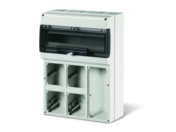 DIS6725522 Корпус на 24 модуля, 4 поста с основанием 136х125 мм и 1 пост с основанием 100х110 мм ДКС | DKC
