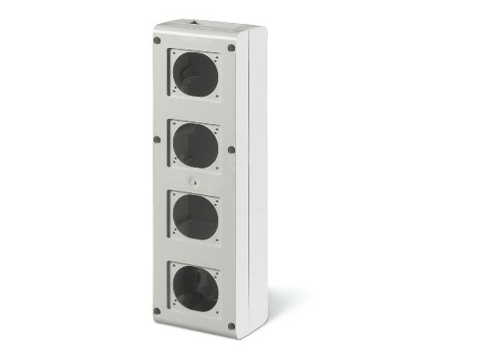 Корпус на 4 поста с основанием 70х87 мм. DIS6323501 Корпус на 4 поста с основанием 70х87 мм. ДКС | DKC