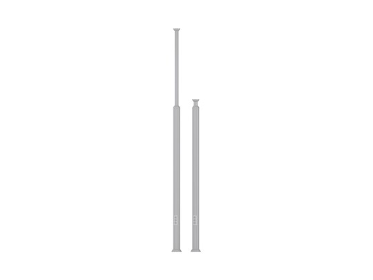 09574 Телескопическая алюминиевая колонна, 2.7 - 4.2м, цвет темно-серебристый металлик ДКС | DKC