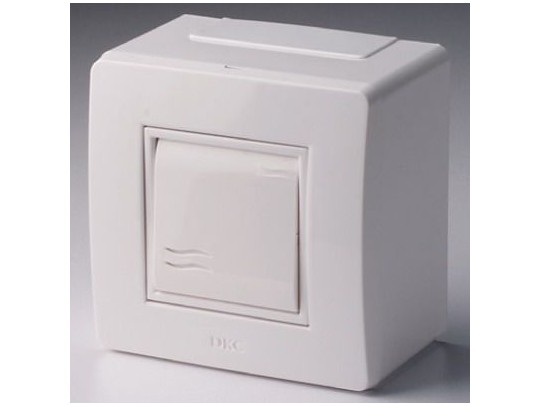 10002 Коробка в сборе с выключателем, белая ДКС | DKC