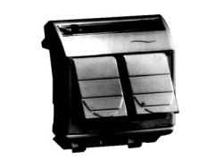 Компьютерная розетка двойная RJ45 кат.6, 8P8C, Brava, черная, 2мод 77452N Компьютерная розетка двойная RJ45 кат.6, 8P8C, Brava, черная, 2мод ДКС | DKC