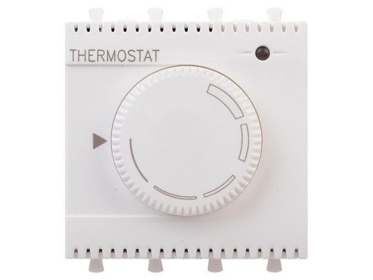 4400162 Термостат модульный для теплых полов, &quot;Avanti&quot;, &quot;Белое облако&quot;, 2 модуля ДКС | DKC