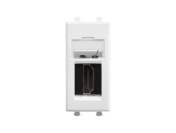HDMI розетка модульная, тип А-А, "Avanti", "Белое облако", 1 модуль 4400251 HDMI розетка модульная, тип А-А, "Avanti", "Белое облако", 1 модуль ДКС | DKC