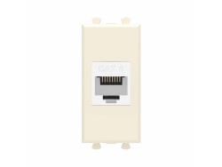Компьютерная розетка RJ-45 без шторки модульная, кат.6, "Avanti", "Ванильная дымка", 1 модуль 4405691 Компьютерная розетка RJ-45 без шторки модульная, кат.6, "Avanti", "Ванильная дымка", 1 модуль ДКС | DKC