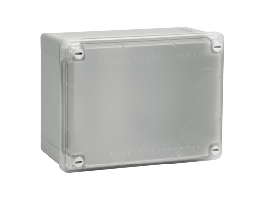 Коробка ответвит. с гладкими стенками и матовой крышкой, IP56,240х190х90мм 54220 Коробка ответвит. с гладкими стенками и матовой крышкой, IP56,240х190х90мм ДКС | DKC