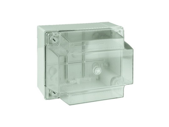 Коробка ответвит. с гладкими стенками и прозрачной крышкой, IP56, 240х190х160мм 54240 Коробка ответвит. с гладкими стенками и прозрачной крышкой, IP56, 240х190х160мм ДКС | DKC