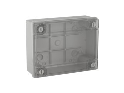 Коробка ответвит. с гладкими стенками и прозрачной крышкой, IP56, 380х300х120мм 54420 Коробка ответвит. с гладкими стенками и прозрачной крышкой, IP56, 380х300х120мм ДКС | DKC