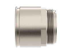 6111-A50 Муфта труба-коробка д.50мм, IP66/IP67, М50х1,5, никелированная латунь ДКС | DKC