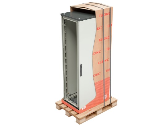 Шкаф напольный CQE собранный с дверью и задней панелью ВхШхГ 2200x400x500 мм R5CQE2245A Шкаф напольный CQE собранный с дверью и задней панелью ВхШхГ 2200x400x500 мм ДКС | DKC
