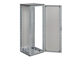 Шкаф напольный CQE ЭМС с дверью и задней панелью ВхШхГ 2000x600x600 мм