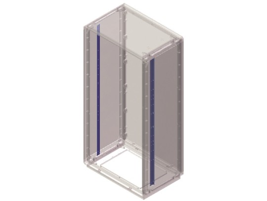 CN5UKG04 Стойки вертикальные для шкафов Conchiglia В=370/400 мм, 2 шт ДКС | DKC