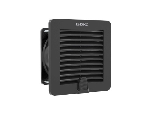 Вентилятор с фильтром RV 50 м3/ч, 24 В DC, 150x150 мм, IP54, RAL9005 R5RV12024B Вентилятор с фильтром RV 50 м3/ч, 24 В DC, 150x150 мм, IP54, RAL9005 ДКС | DKC