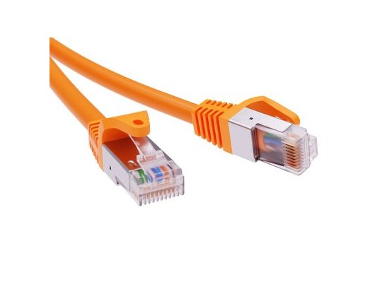 RN6AFU4500OR Патч-корд экранированный CAT6A F/UTP 4х2, LSZH, оранжевый, 10.0м ДКС | DKC