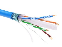 RN6FUPV3BL Информационный кабель экранированный F/UTP 4х2 CAT6, PVC, синий ДКС | DKC