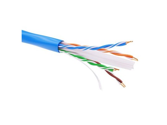 RN6UUPV3BL Информационный кабель неэкранированный U/UTP 4х2 CAT6, PVC, синий ДКС | DKC