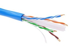 RN6UUPV3BL Информационный кабель неэкранированный U/UTP 4х2 CAT6, PVC, синий ДКС | DKC