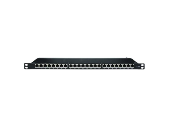 Патч-панель 19", 0.5 U,CAT6, 24 порта RJ45, экранированная RN6PPF2405 Патч-панель 19", 0.5 U,CAT6, 24 порта RJ45, экранированная ДКС | DKC