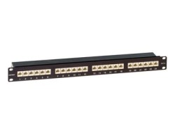 Патч-панель 19",1U,CAT6, 24 порта RJ45, экранированная RN6PPF241BK Патч-панель 19",1U,CAT6, 24 порта RJ45, экранированная ДКС | DKC
