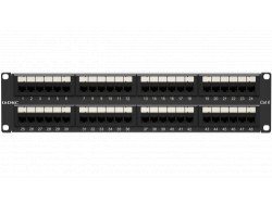 Патч-панель 19",2U,CAT6, 48 портов RJ45, неэкранированная RN6PPU242 Патч-панель 19",2U,CAT6, 48 портов RJ45, неэкранированная ДКС | DKC