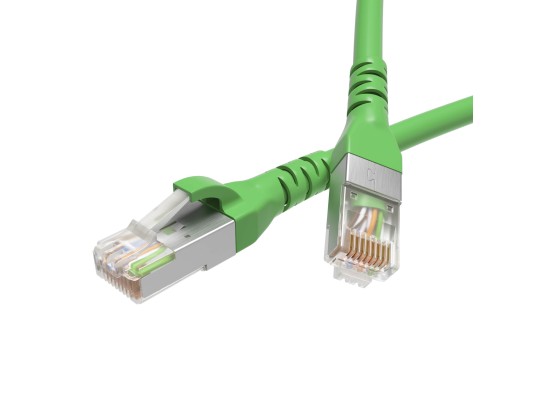 Патч-корд экранированный CAT6 F/UTP 4х2, LSZH, зелёный, 0.5м RN6FU4505GN Патч-корд экранированный CAT6 F/UTP 4х2, LSZH, зелёный, 0.5м ДКС | DKC