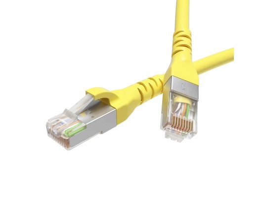 Патч-корд экранированный CAT6 F/UTP 4х2, LSZH, желтый, 5.0м RN6FU4550YL Патч-корд экранированный CAT6 F/UTP 4х2, LSZH, желтый, 5.0м ДКС | DKC