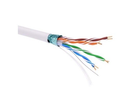 RN5EFUPV3WH Информационный кабель экранированный F/UTP 4х2 CAT5E, PVC, белый ДКС | DKC