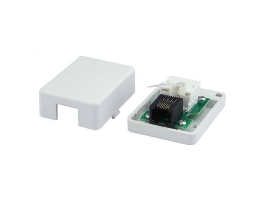 Универсальная розетка CAT5E Keystone, 1 порт RNW5E1WH Универсальная розетка CAT5E Keystone, 1 порт ДКС | DKC