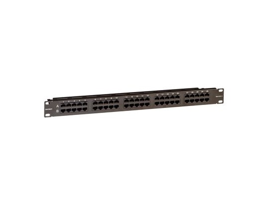 RN3PP501BK Патч-панель телефонная 19&quot;,1U,CAT3, 50 портов RJ45 ДКС | DKC