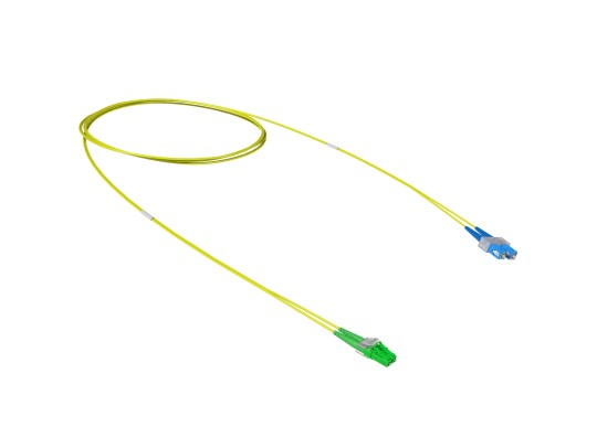 Оптический коммутационный шнур переходной Duplex LC-APC/SC-UPC, 9/125 OS2, 3 м RNPC9DCULA3 Оптический коммутационный шнур переходной Duplex LC-APC/SC-UPC, 9/125 OS2, 3 м ДКС | DKC