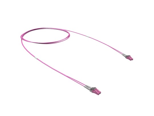 Оптический коммутационный шнур Duplex LC/UPC-LC/UPC, 50/125 (OM4), 1 м RNPC54DLL1 Оптический коммутационный шнур Duplex LC/UPC-LC/UPC, 50/125 (OM4), 1 м ДКС | DKC