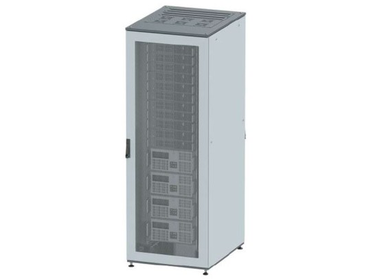 R5IT4766PF Разобранный напольный 19&quot; IT-CQE 47U 600х2200х600, двери перфорированная + перфорированная, RAL7011/7035 ДКС | DKC