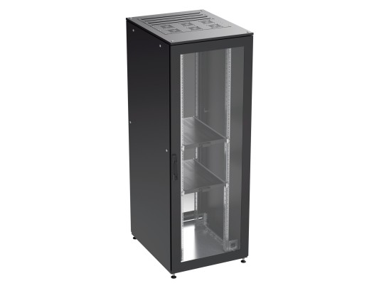 Собранный напольный 19" IT-CQE, 42U 800х800 двери перф/перф, RAL 9005 R5DC4288PFB Собранный напольный 19" IT-CQE, 42U 800х800 двери перф/перф, RAL 9005 ДКС | DKC