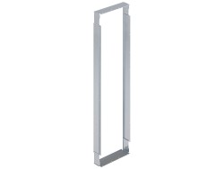 R5VRP426010B Организатор воздушных потоков 100 мм с перфорацией для PDU для 42U напольных 19&quot; IT-корпусов ДКС серии CQE, 2000x600х100, RAL9005 ДКС | DKC