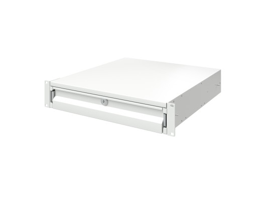 Ящик 2U выдвижной с ключом, глубина 300мм, для 19" IT-корпусов, RAL7035 R5ITCPD2HE Ящик 2U выдвижной с ключом, глубина 300мм, для 19" IT-корпусов, RAL7035 ДКС | DKC