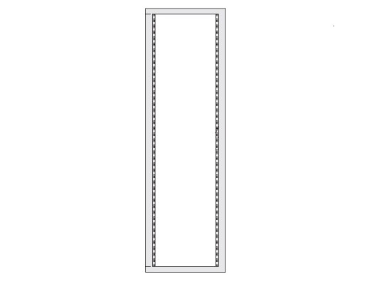Рама задняя 33U для 19" оборудования в корпуса DAE/CQE 1600 x 600мм R5CRK1660 Рама задняя 33U для 19" оборудования в корпуса DAE/CQE 1600 x 600мм ДКС | DKC