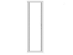 Рама задняя 33U для 19" оборудования в корпуса DAE/CQE 1600 x 600мм R5CRK1660 Рама задняя 33U для 19" оборудования в корпуса DAE/CQE 1600 x 600мм ДКС | DKC