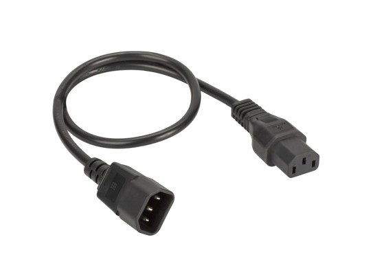 R5CORD3418 Кабель питания ДКС, IEC320 C13 - IEC320 C14, 1.8 м, сечение 3 х 1,5 мм ДКС | DKC