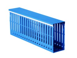 Короб перфорированный, синий RL6 60x80