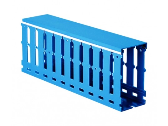 Короб перфорированный, синий RL12 25x80 01137RL Короб перфорированный, синий RL12 25x80 ДКС | DKC