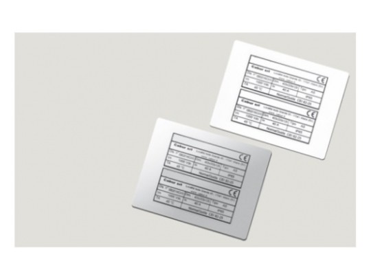 TASE60100AB Табличка полужесткая для маркировки оболочек. Клейкое основание. ПВХ. Чёрная ДКС | DKC
