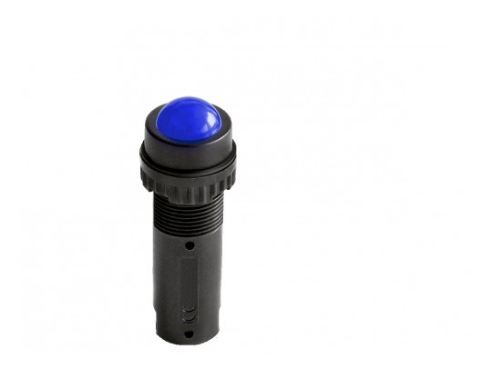 ASF0F11WR24 Индикатор сферический, штекерное подкл., уст.размер 16/18, круг., бел./крас., 24В, ДКС | DKC